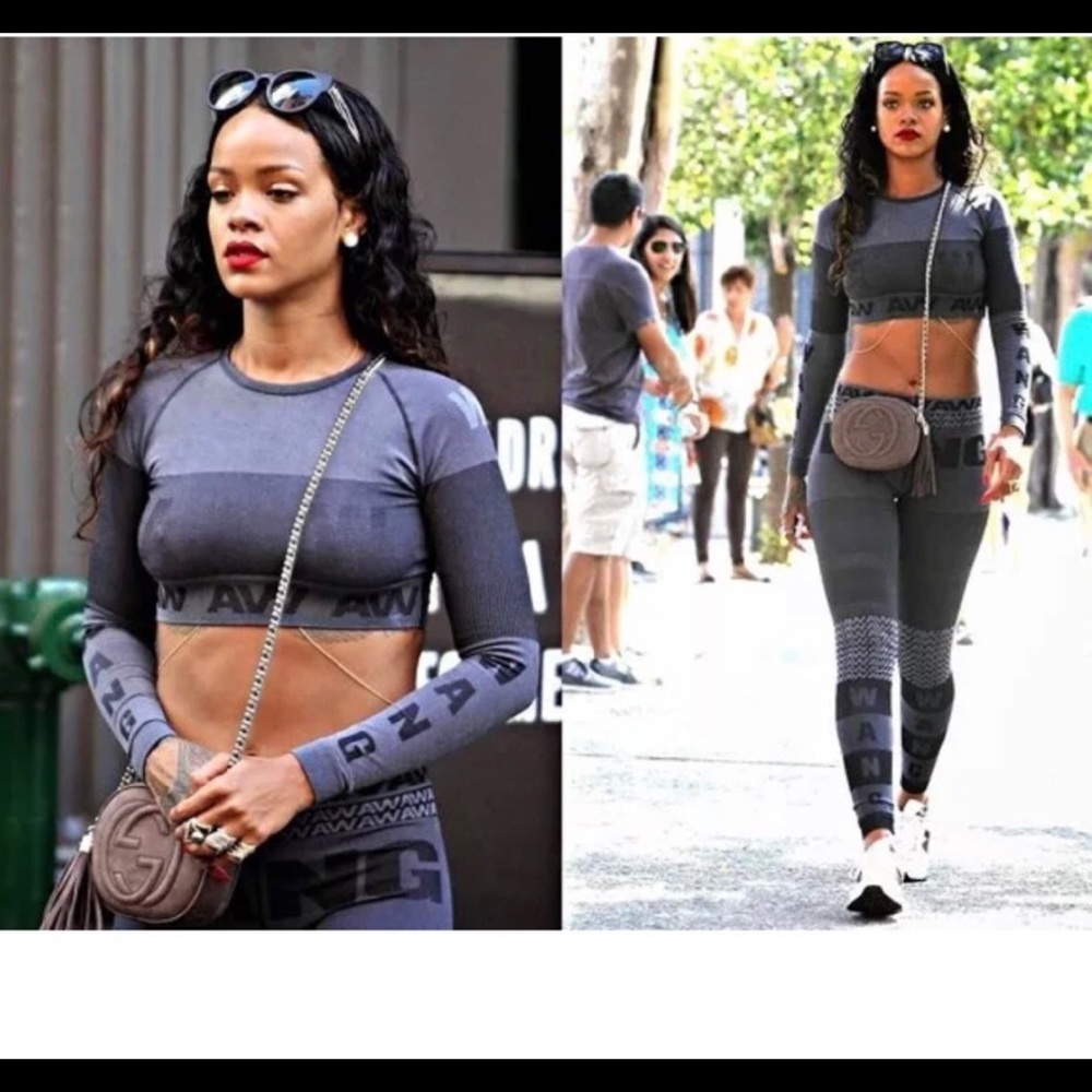 Alexander Wang H&M Crop Top Pencil Skirt Set Sz S